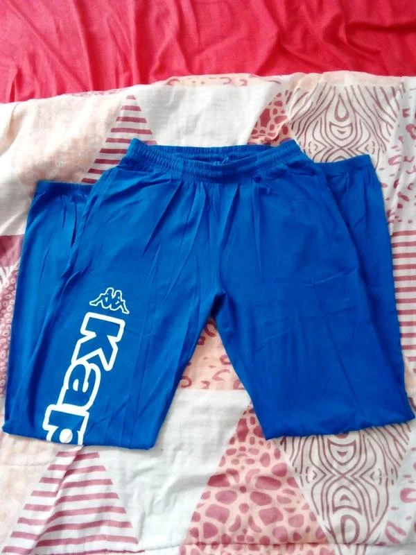 Bas de jogging Kappa, bleu, taille L.